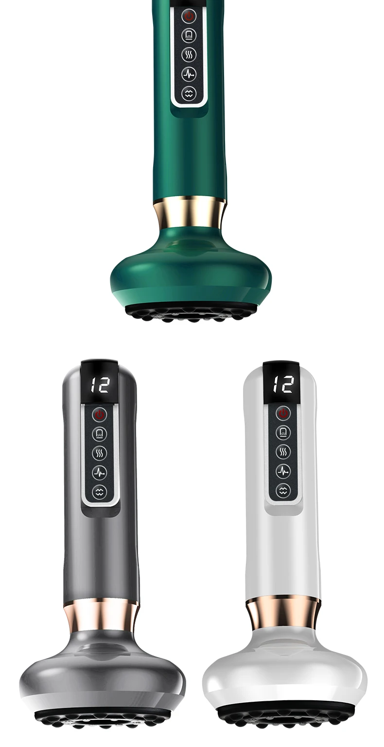 High Quality Electric 6 Gear Plug in Of Negative Pressure Muscular Relaxation Back Therapy Scraping Instrument