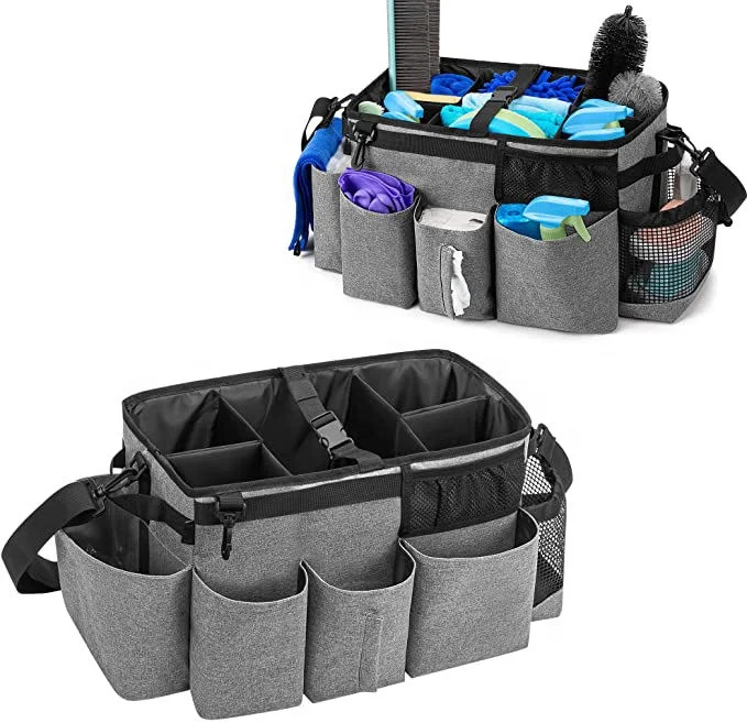 YOUK Large Wearable Caddy Organizer Cute Nursery Tote Bag Kids Felt Material Cleaning Basket Style Newborn Nappies Storage Gift