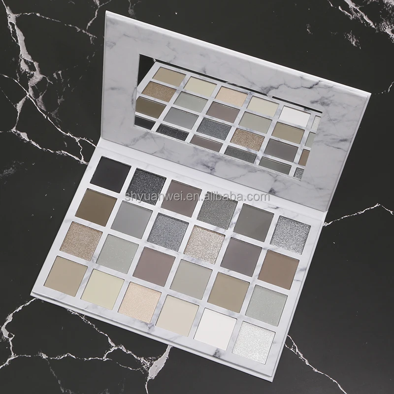 ES04  high pigmented matte eye shadow palette vegan private label pressed eyeshadow palette