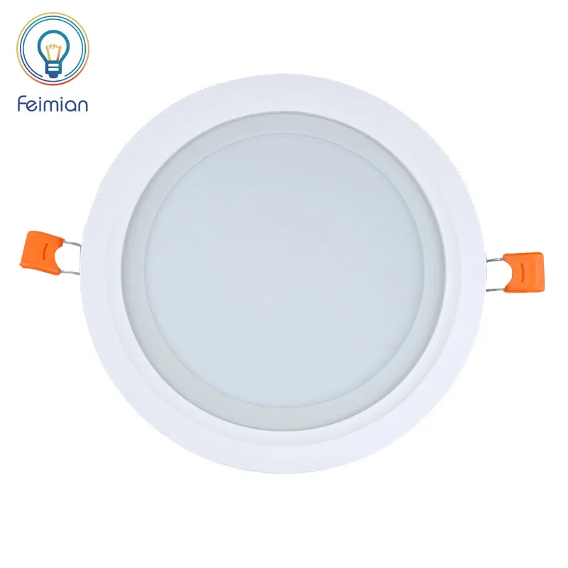 3W 6W 9W 12W 15W 18W 25W Waterproof IP44 Flat Ceiling Lamp Recessed Round Ultra Thin Slim LED Panel Light