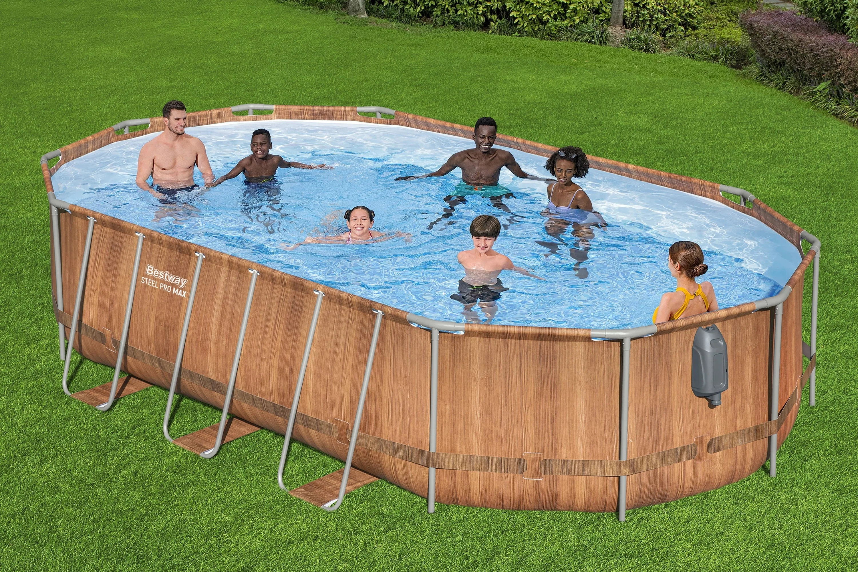 Bestway 56719 56720 Steel Pro MAX Comfort Jet frame pool Above Ground Pool Set 6.10 m x 3.66 m x 1.22 m