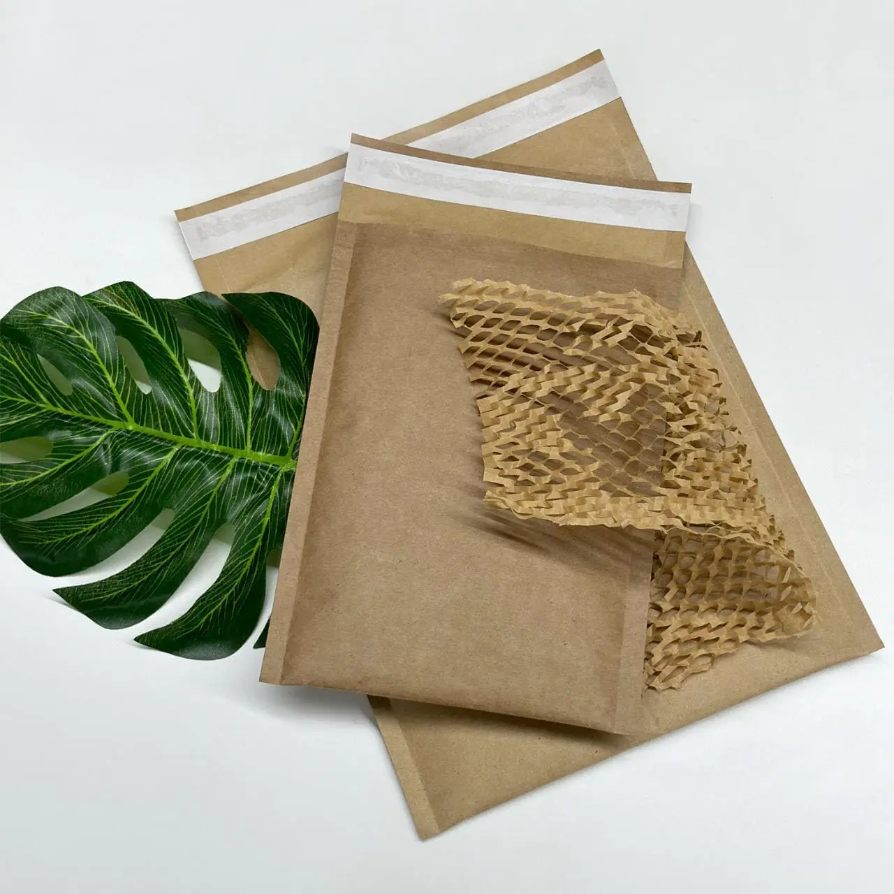 Compostable Honeycomb Paper Mailing Bags Express Envelope Custom Shipping Paper Bags mailing for Clothing