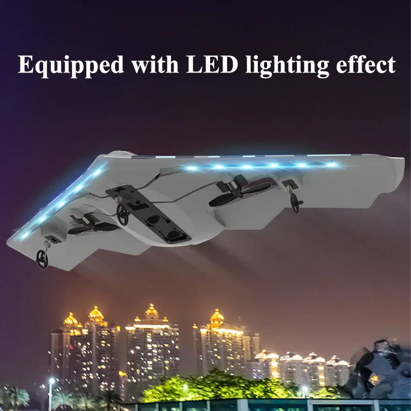 RC aircraft EPP foam toys with lights outdoor toy 2.4G 2.5 channel airplane toy with remote control