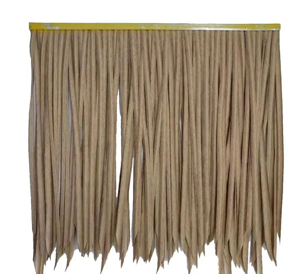 
High quality plastic roof thatching reed synthetic artificial palm thatch 