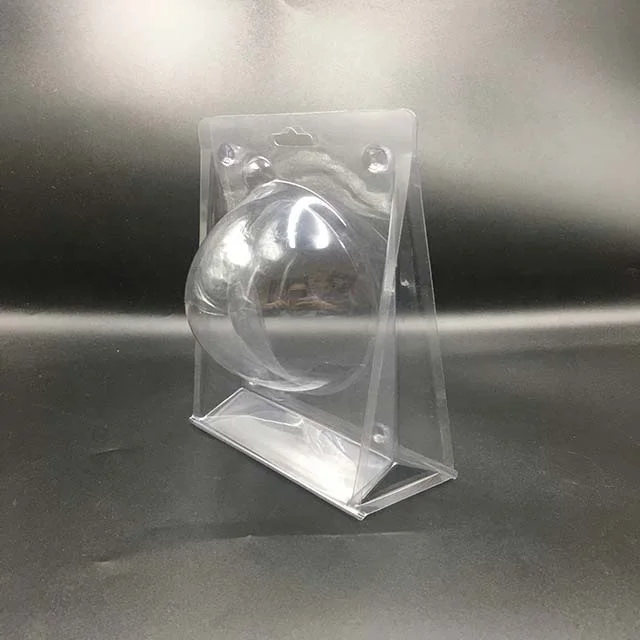 Custom clear clamshell plastic packing box for silicone bra