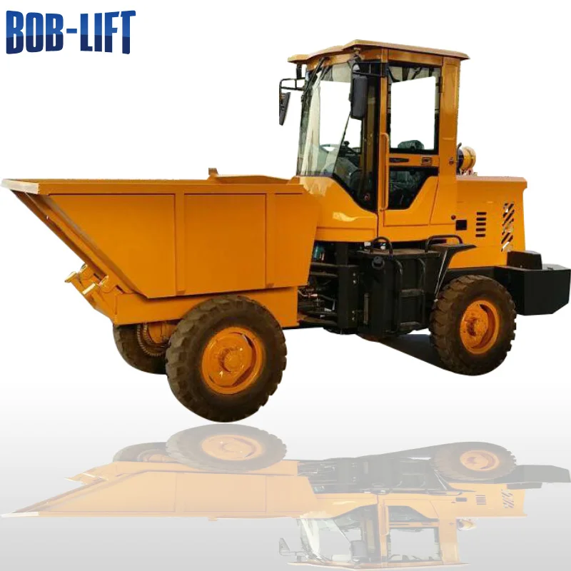 Electric Diesel Mini Dumper 4x4 Front Loading 5 ton Truck Dumper Loader