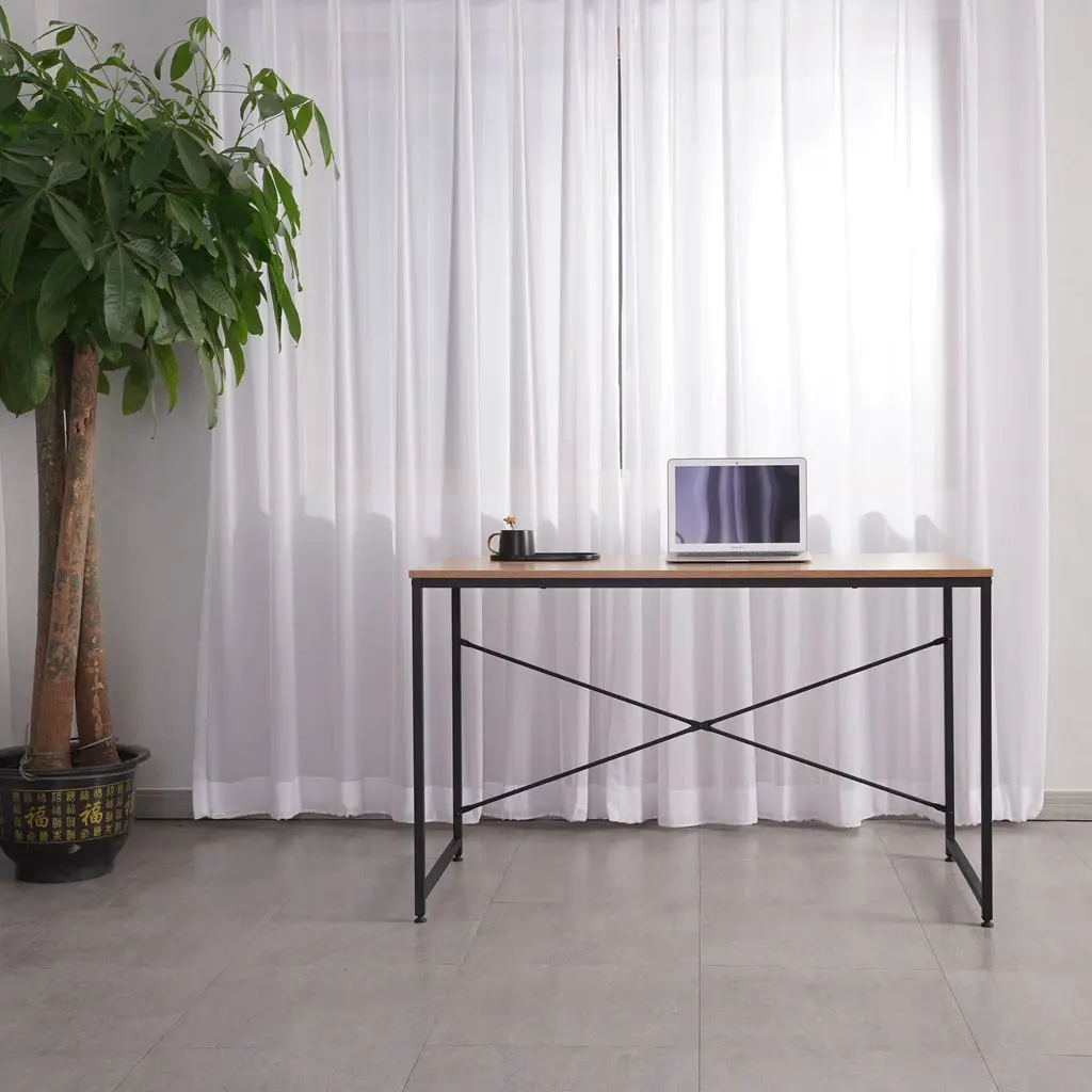 Popular Nordic Computer Table Office Furniture Wooden Top Office Desk For Home Office Furniture