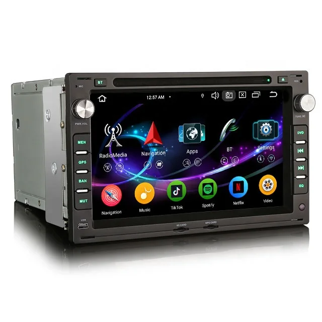 Автомагнитола Erisin ES6709V Android 13 0 DVD для VW POLO BORA SHARAN PASSAT CarPlay Авто радио GPS DVD-плеер