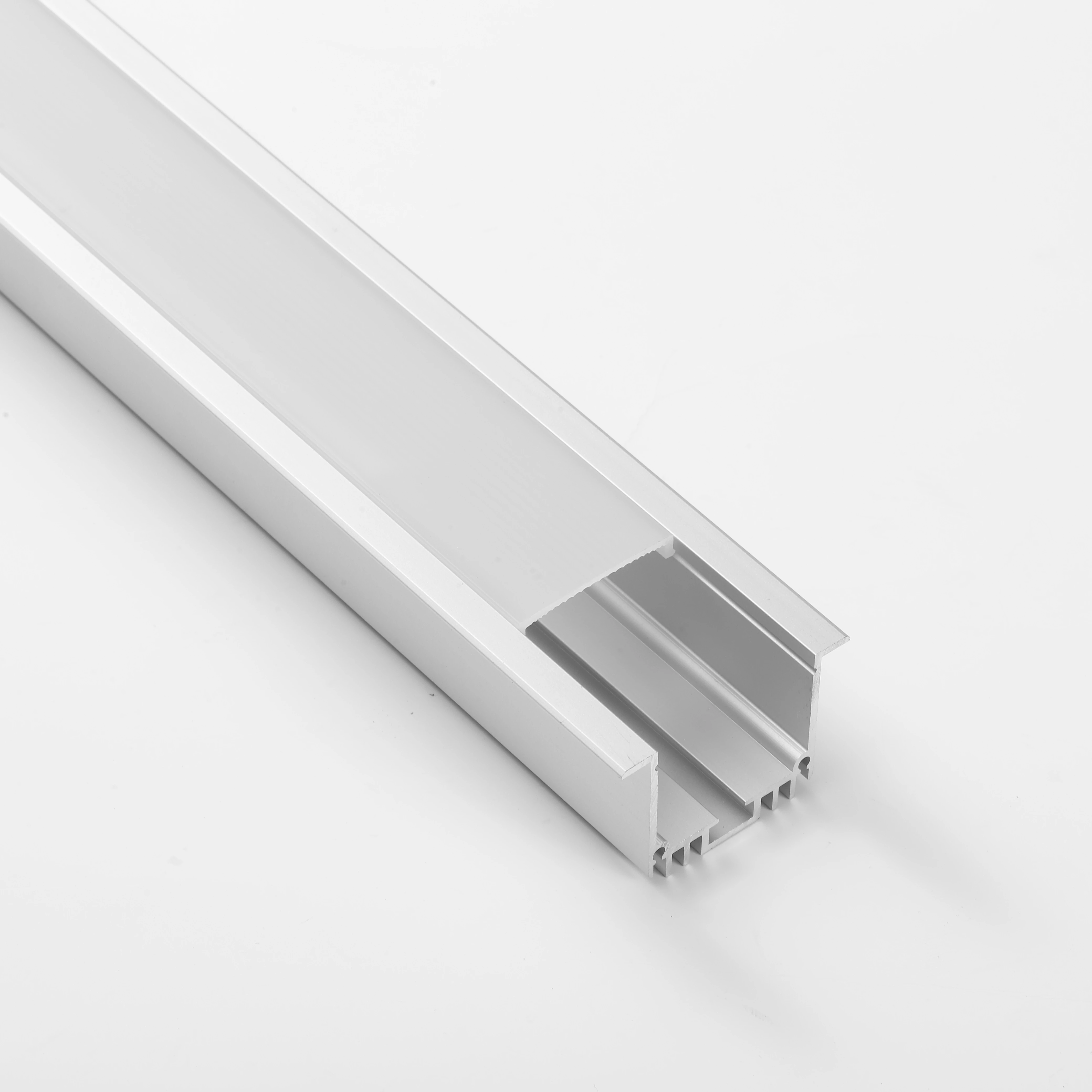 Recessed Extrusion U Slot Customized LED Aluminium Profile for Wall and Ceiling Led
