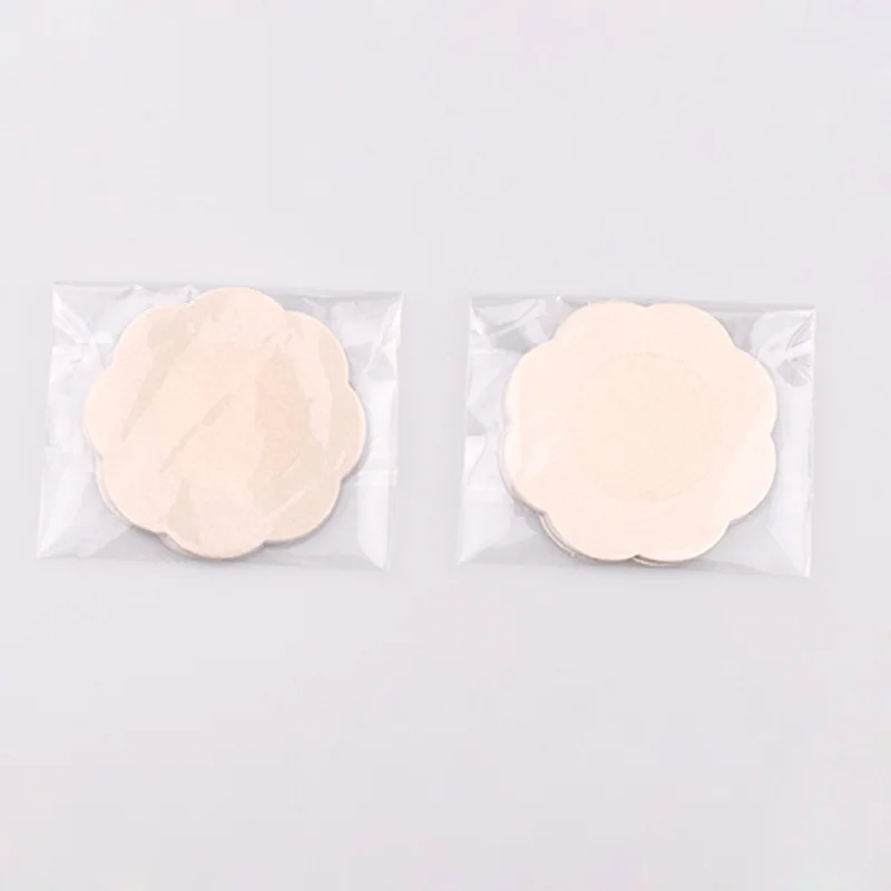 Non-Woven Fabric Comfortable Invisible Bra Padding Chest Nipple Covers Stickers 10pcs/Set