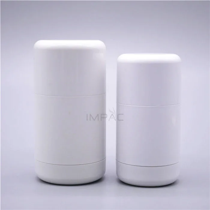 Plastic Empty Replaceable Cosmetic Deodorant Stick Container 50ml Tube Packaging 50g for Balm