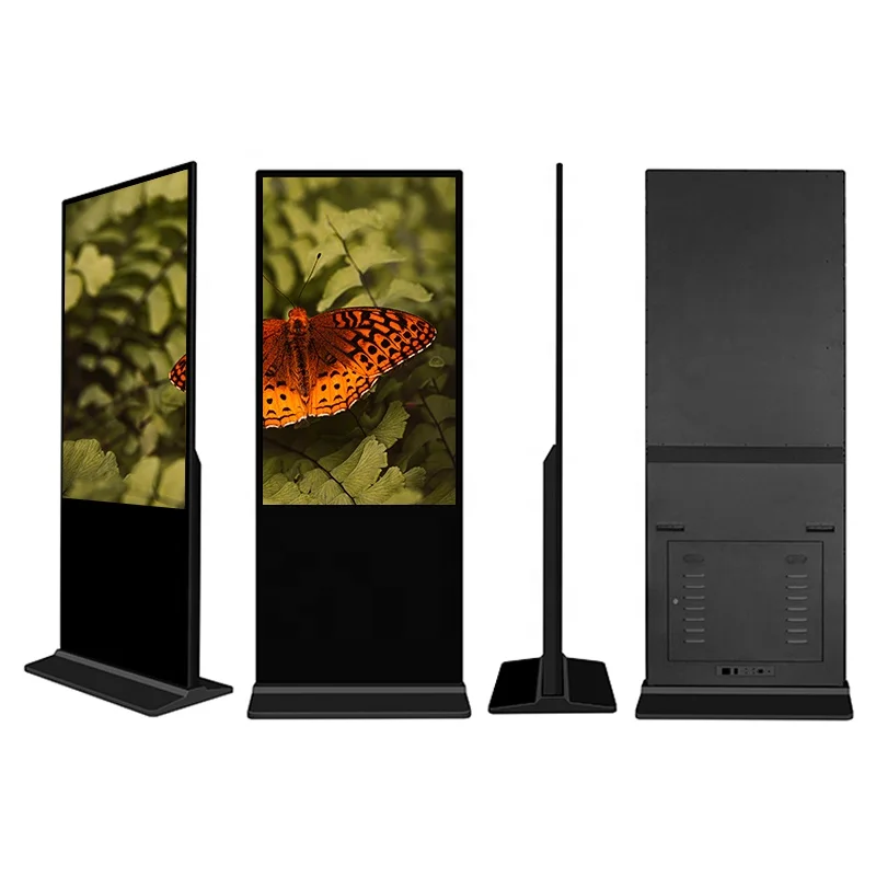 Ftyview ИК сенсорный экран LCD Цифровая вывеска totem внутренний напольный рекламный дисплей для