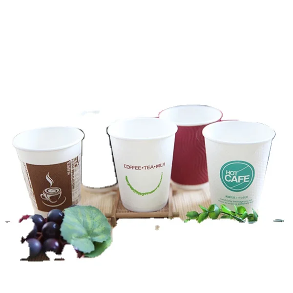 Customized Design Kraft Paper for Soup Eco Friendly Paper Cup with Paper Lid
