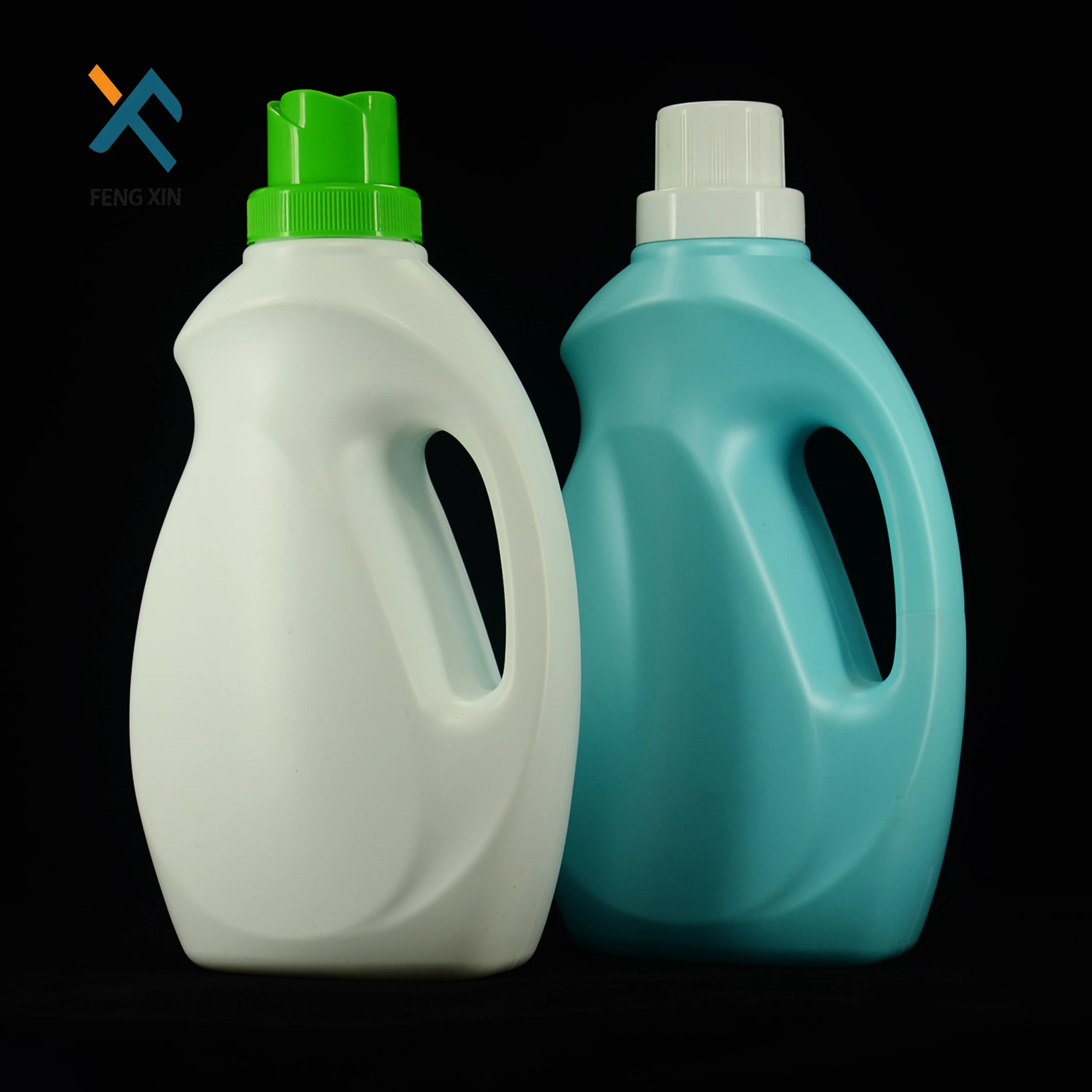 Diffenernt Liquid Detergent Bottle HDPE Plastic Size 1litre 2 Litre PET White Screw Cap Screen Printing,screen Printing FX 2L