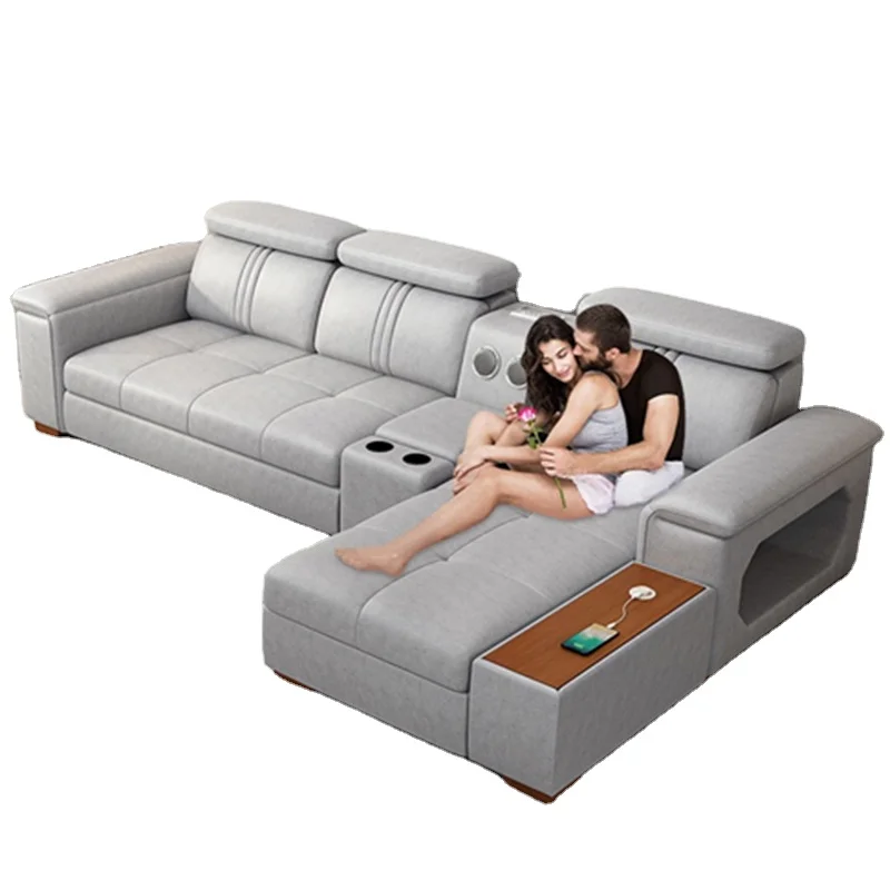 Factory Provided Living Room Fabric Sofa Bed living room Furniture designs Disposable Technical Cloth sofa sets