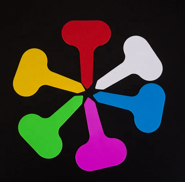 Недорогая T-образная водонепроницаемая пластиковая вставка ярлыки для сада посадочная этикетка сделано в Китае