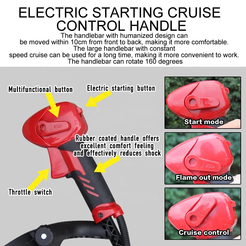 long endurance  professional petrol 2 stroke blower snow removal equipment