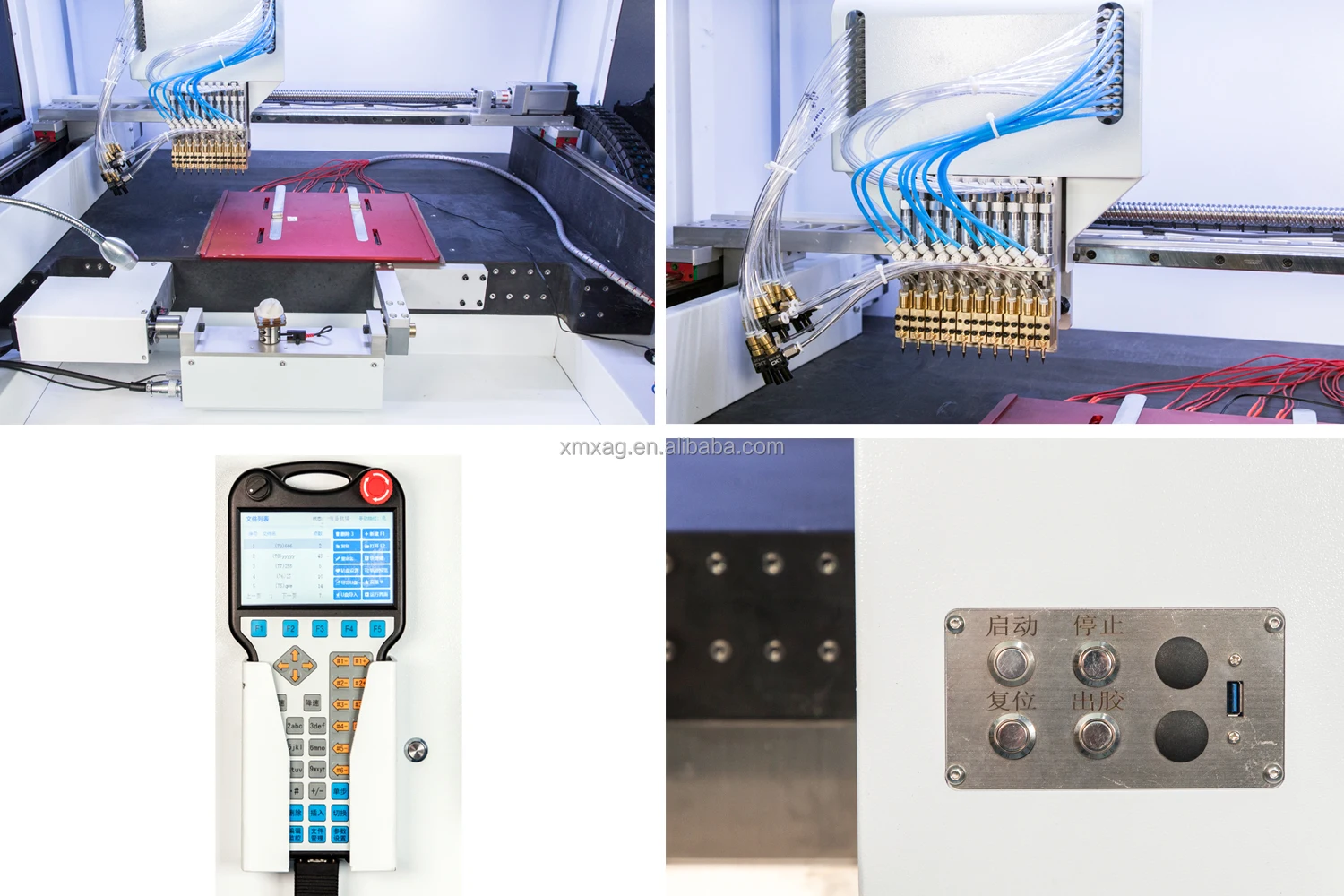 6/8/10 Heads Suction With High Precision  glue dispensing decorative rhinestone  inlaying machine