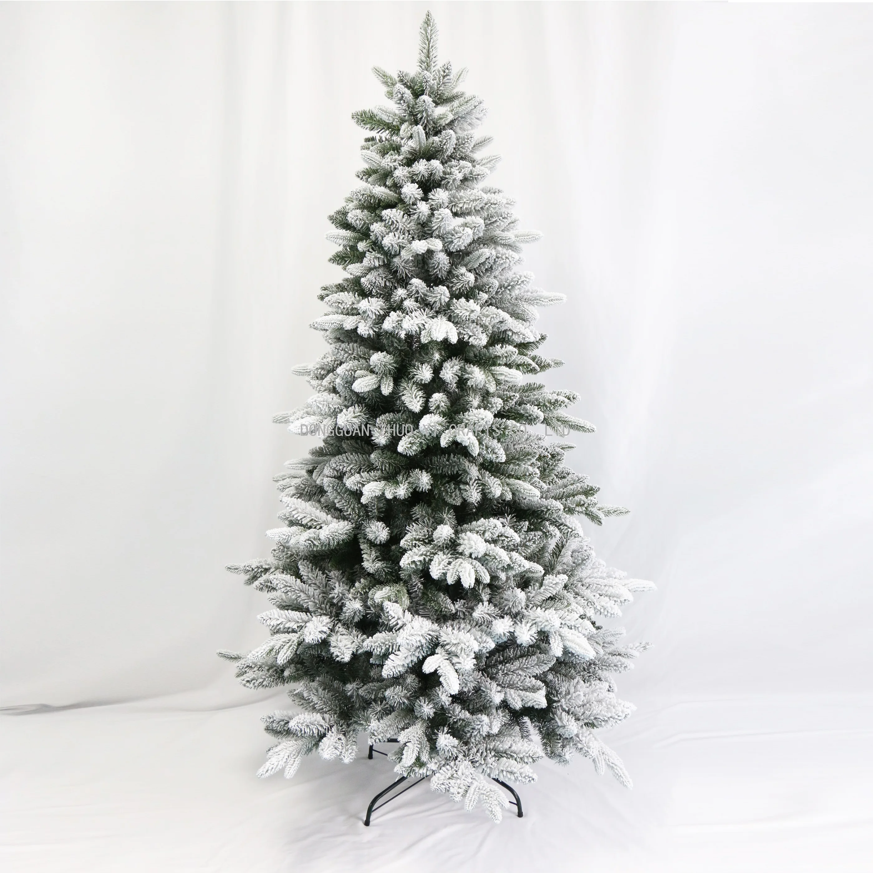PE&PVC Flocked Christmas Tree, Snowy Artificial Christmas Tree, Arbol de navided