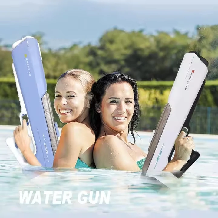 Hot Large-capacity Powerful Gun Electric Automatic Water Squirt Guns Summer Pool Automatic Suction Water Squirt Gun Toy