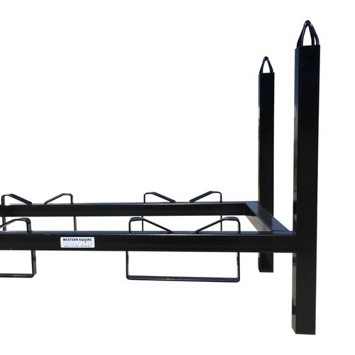 Good Quality Galvanized steel safe rack for whiskey barrels