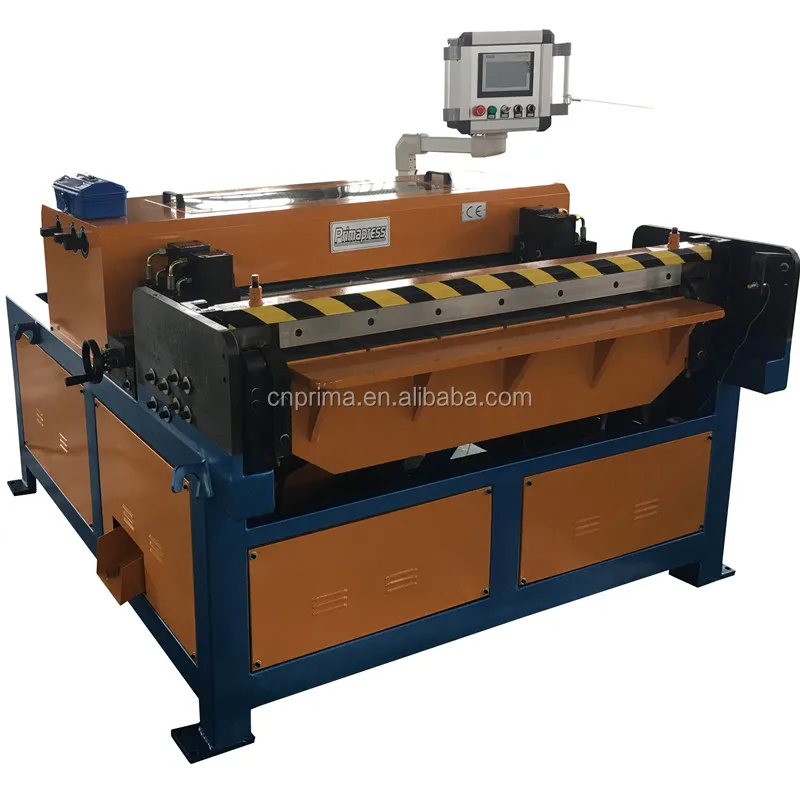 auto duct line iii havc duct making machine with bending notching beading leveling function
