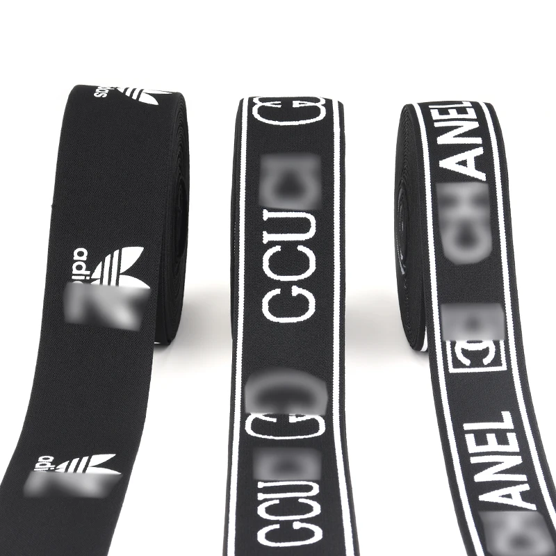 Оптовая продажа, жаккардовая лента на заказ, модный нейлоновый ремешок для одежды
