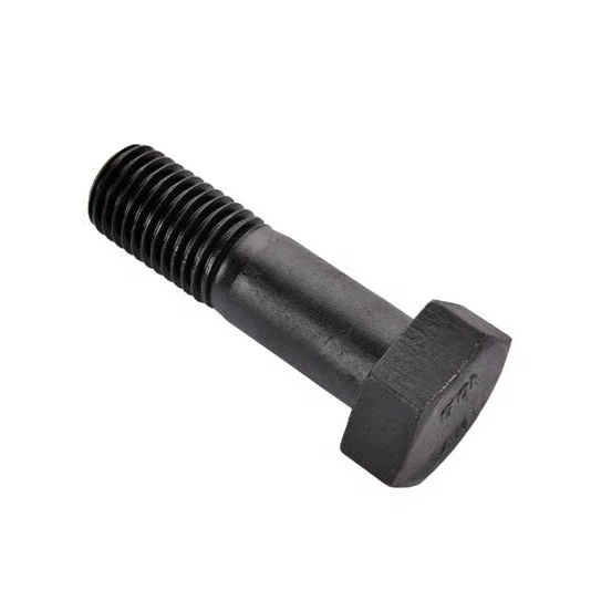 DIN 931/DIN 931 a4 hex bolt sizes 8.8 black square thread nuts and bolts for steel building manufacture