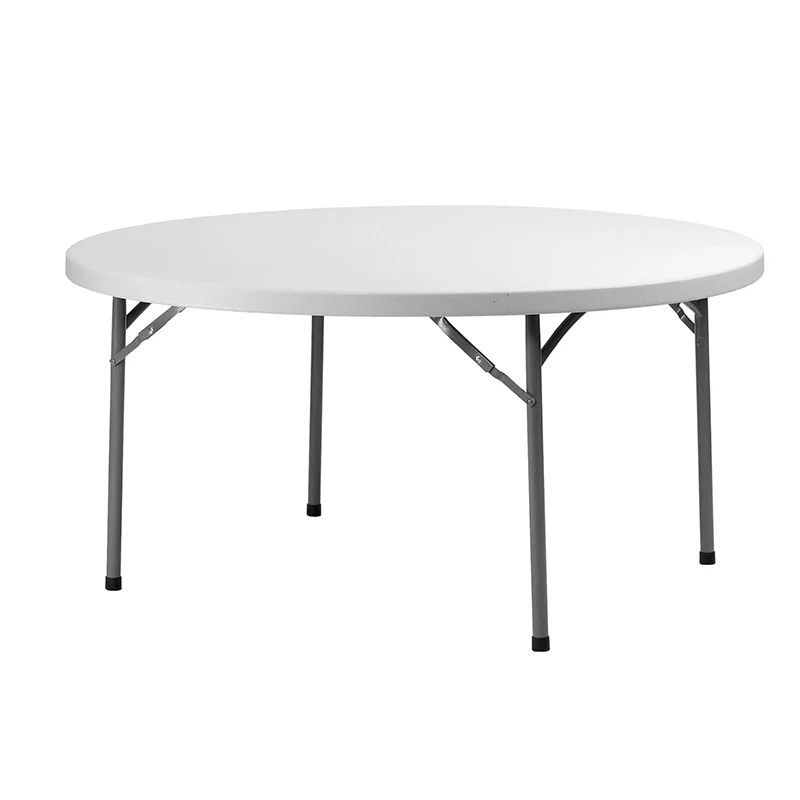 Good Quality White Plastic Outdoor Folding Dining Table For Picnic