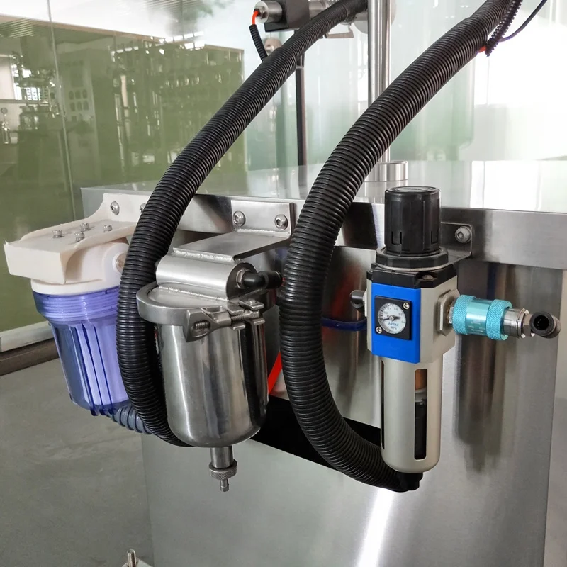 LIENM Semi Automatic Cosmetic Plastic Bottle Cleaner Glass Jar Air Cleaning Washing Machine