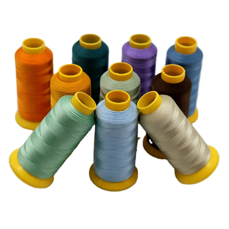 100% Polyester Yarn Threads 120D/2 3000yards Gold Embroidery Thread Wholesale