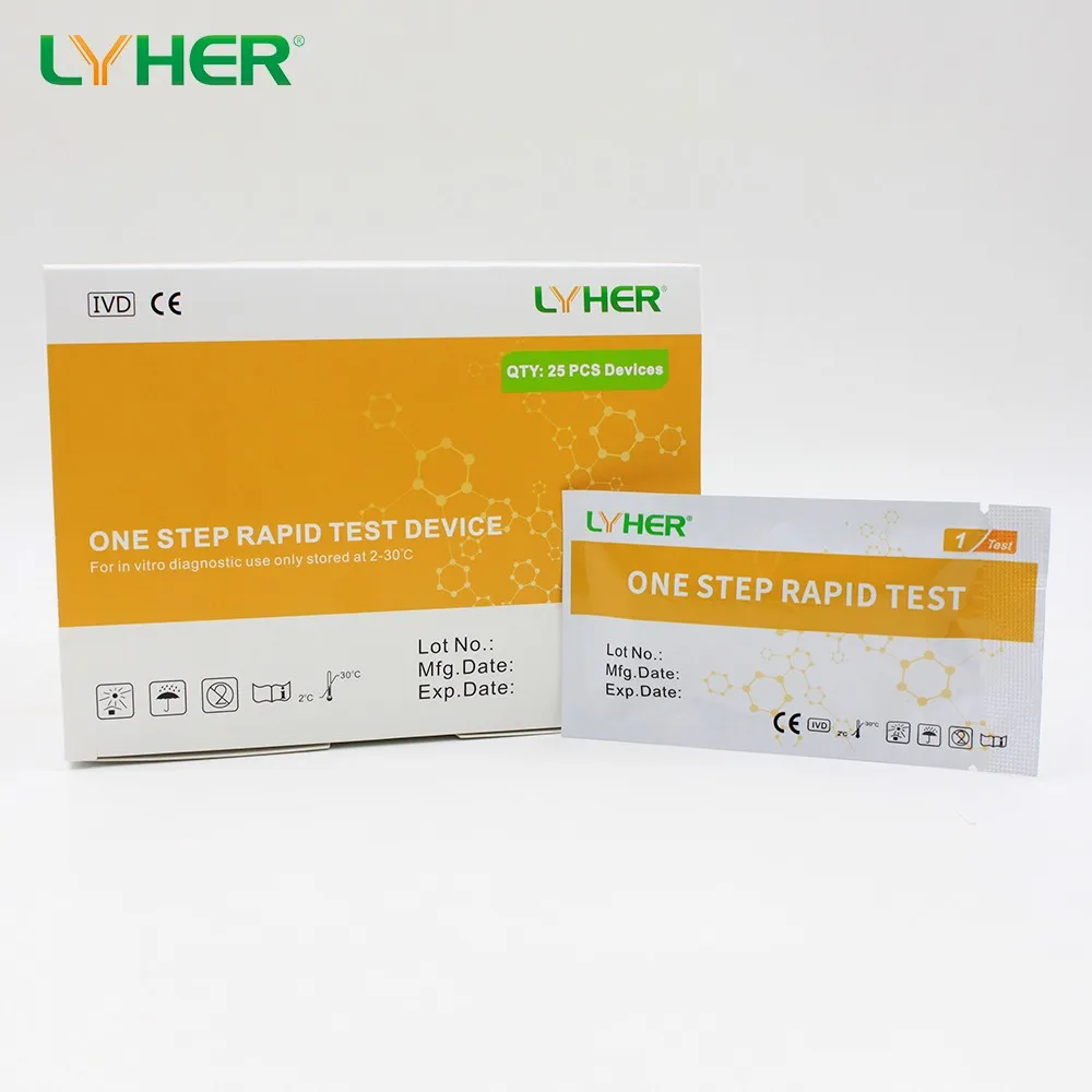 Hot Sale One Step Hbsag Rapid Test Kit Diagnostic Cassette high quality  test kits hbv test