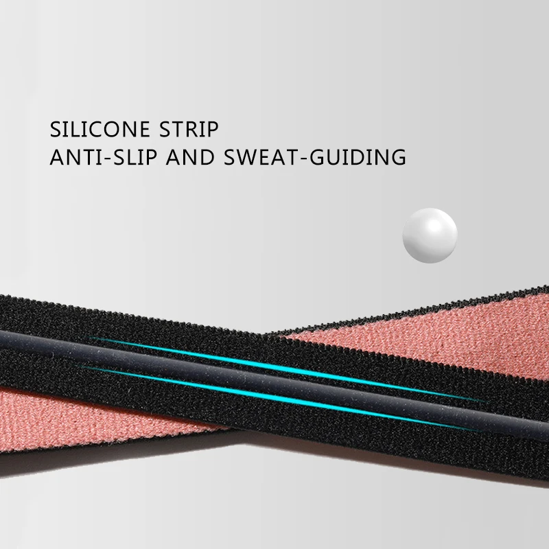 High quality Yoga Gym Breathable Elastic Anti Slip Inside Sport Headband