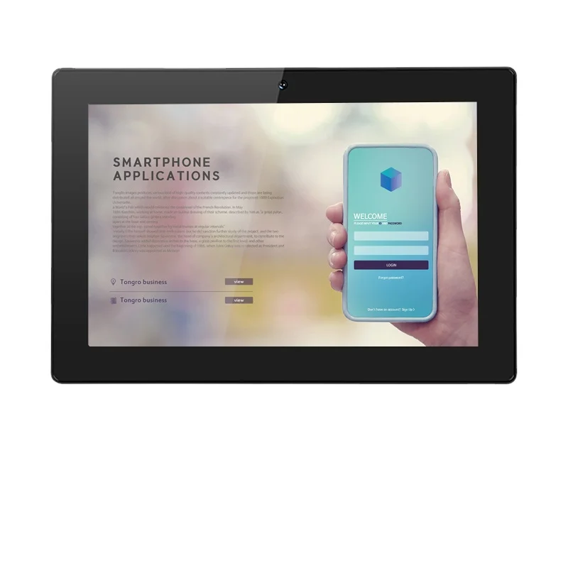 10.1 inch Android 12 POE Touchscreen RK3588 AI VR AR Solution 24/7 Advertising Display