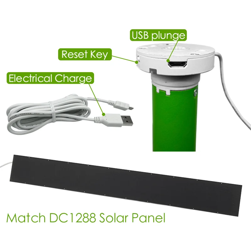 New Battery Motor Operated WiFi Smart Shade Chain Motor with APP WIFI Remote Control roller blinds Drive Motor