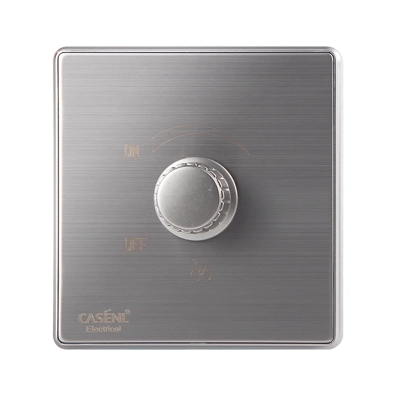 Fan Dimmer Rotary Knob Switch Socket Speed Control Wall Switch Fan Regulator Switch