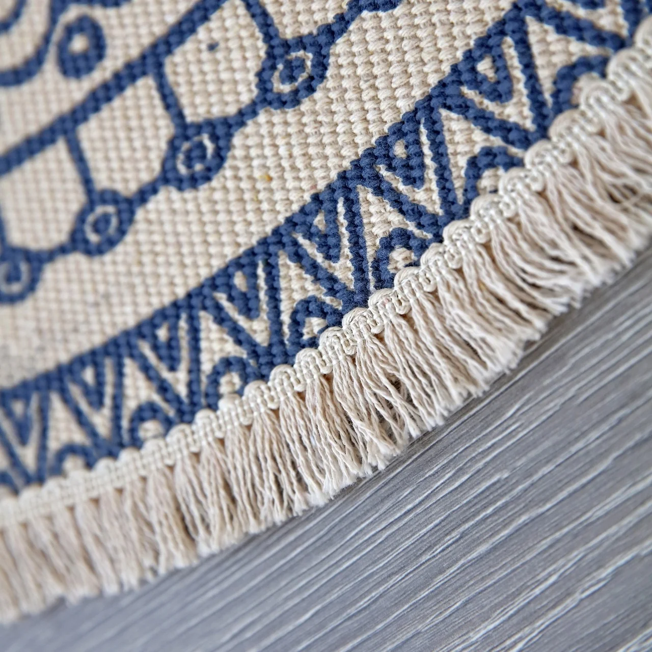 SIPEIEN Boho Mandala Tassels Woven Cotton Circle Mat for Home Living Room Bedroom Decor floor mat Carpet