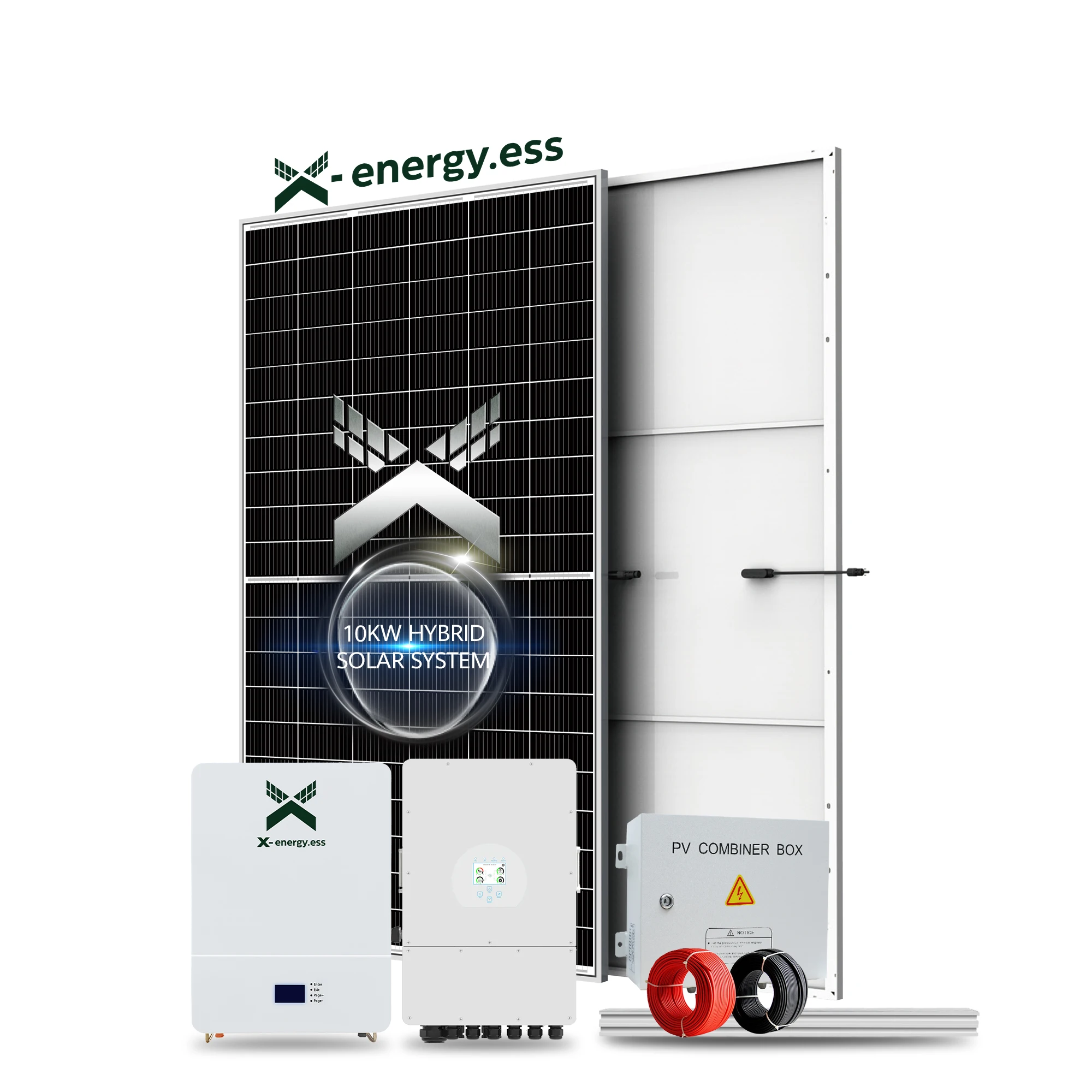 Hybrid Solar Inverter Solar System 10KW Hybrid Single Phase Household Off Grid Solar Energy System 20KW