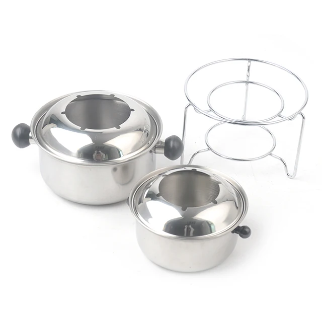 Stainless steel Fondue Pot Cheese And Chocolate Fondue Set