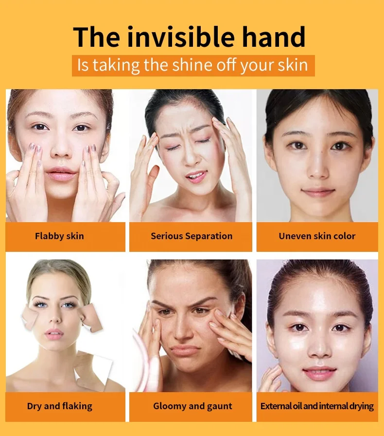 Oem Hot Sale Face Care 100% Organic Vc Whitening Brightening Skin Care Set Facial Vitamin C Rejuvenating Skin Care Set (New)