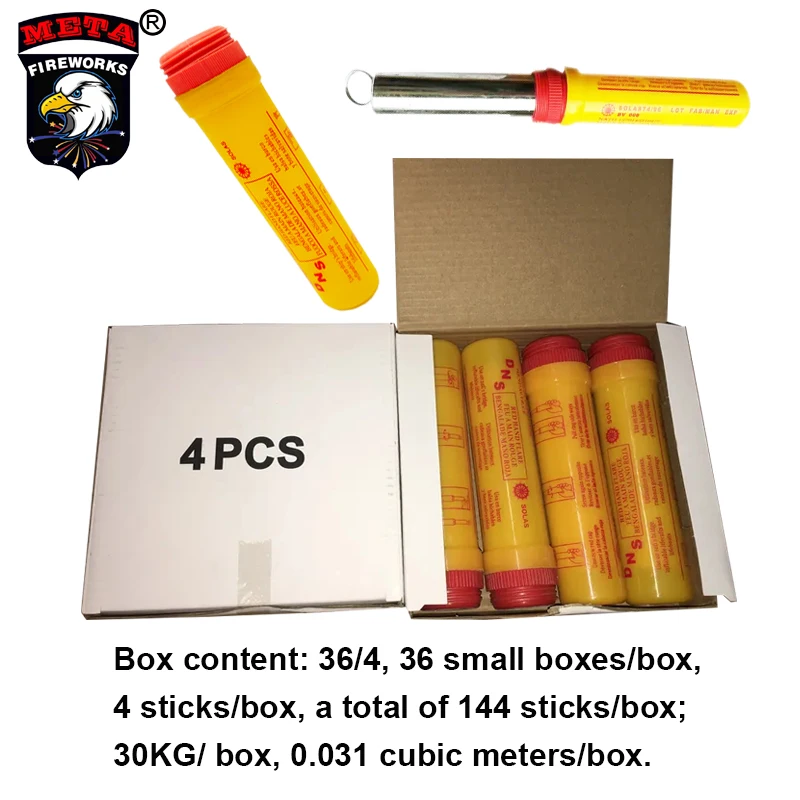 wholesale fireworks wedding party smoke prices SOS signal firework Rocket parachute red flare signal emergency signal flares
