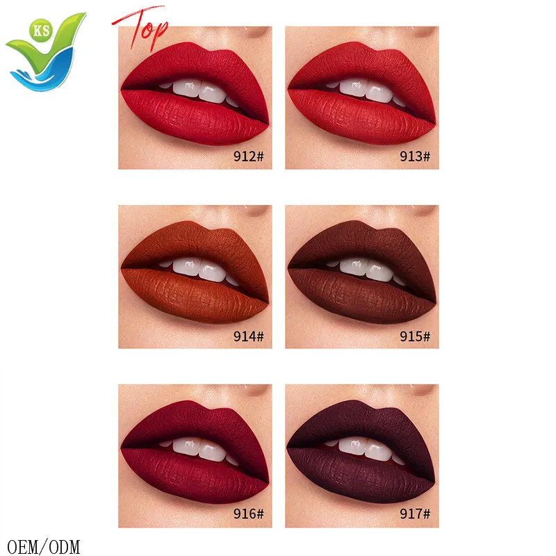 New Style Liquid Matte Lipstick Set Non Sticky Long Lasting Waterproof Lipgloss ODM OEM Wholesale Private Logo Customize