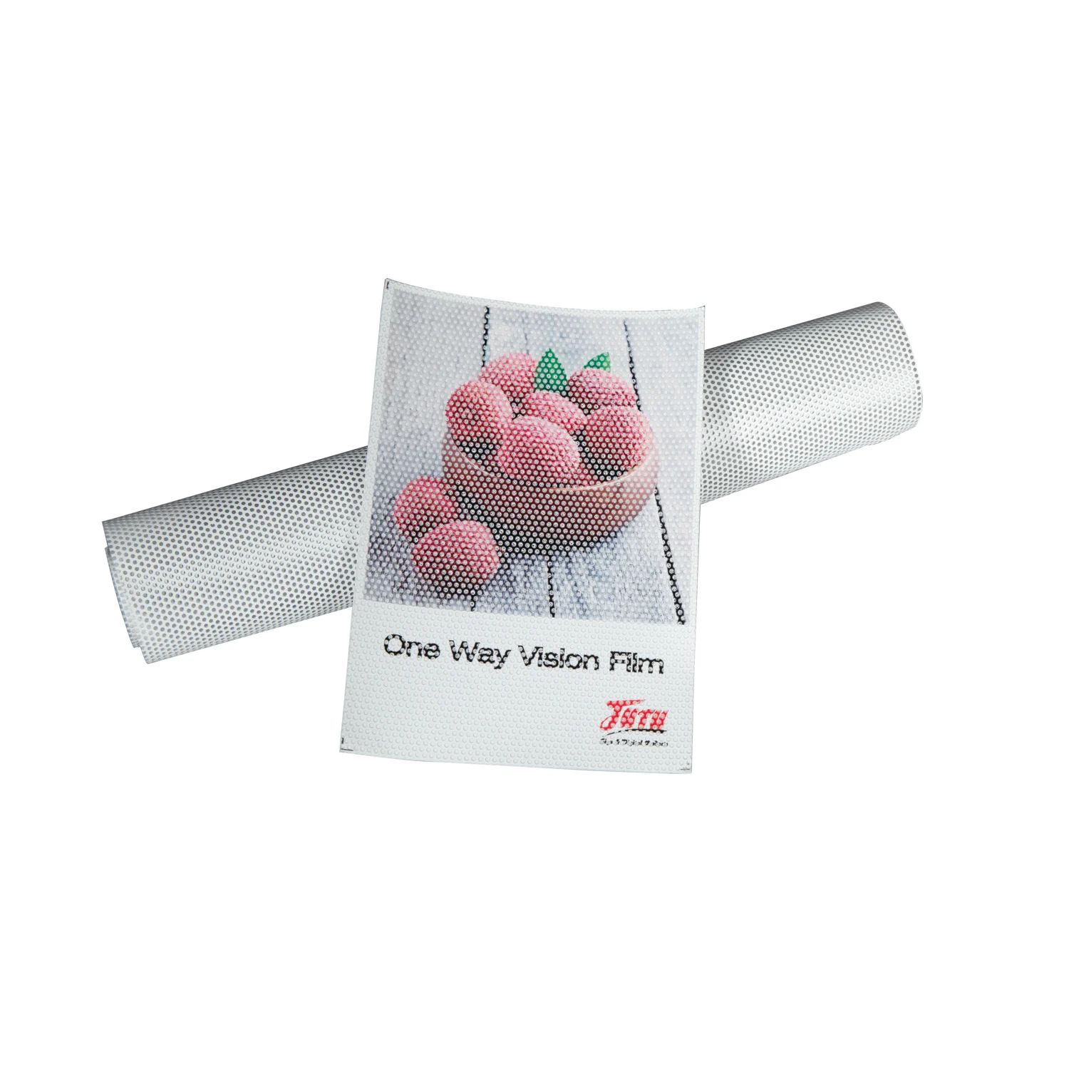 Perforated vinyl see through sticker building window film printable pvc sticker vinyl mesh one way vision