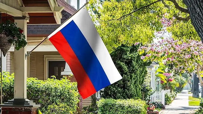 Wholesale Country Flags 3x5 FT 100% Polyester the Russian White Blue Red National Flag for Activities