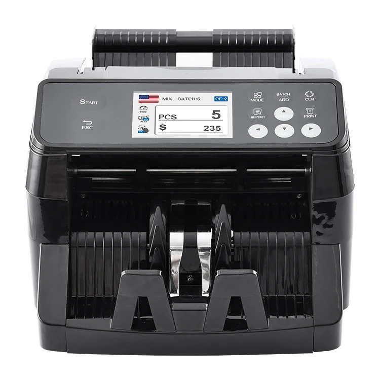 NUMEN SH-2830R LED Display Money Counter Machine Mixed Domination Counting System with IR Image Technology for Bill & Cash