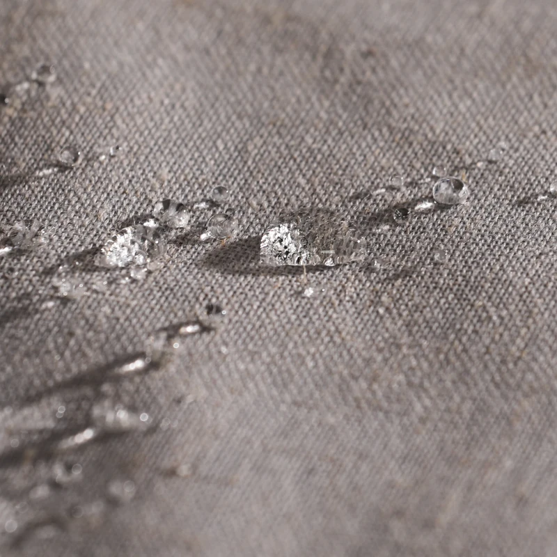 Solid Woven Waterproof Poly-linen Christmas Dining Table Runners for Dinning Room Decoration