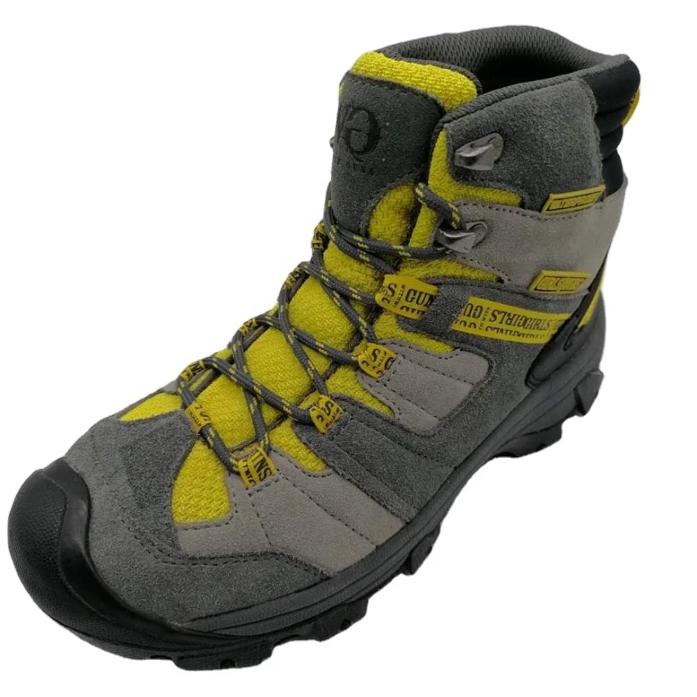 waterproof moutain hiking trekking boots suede  leather waterproof shoes