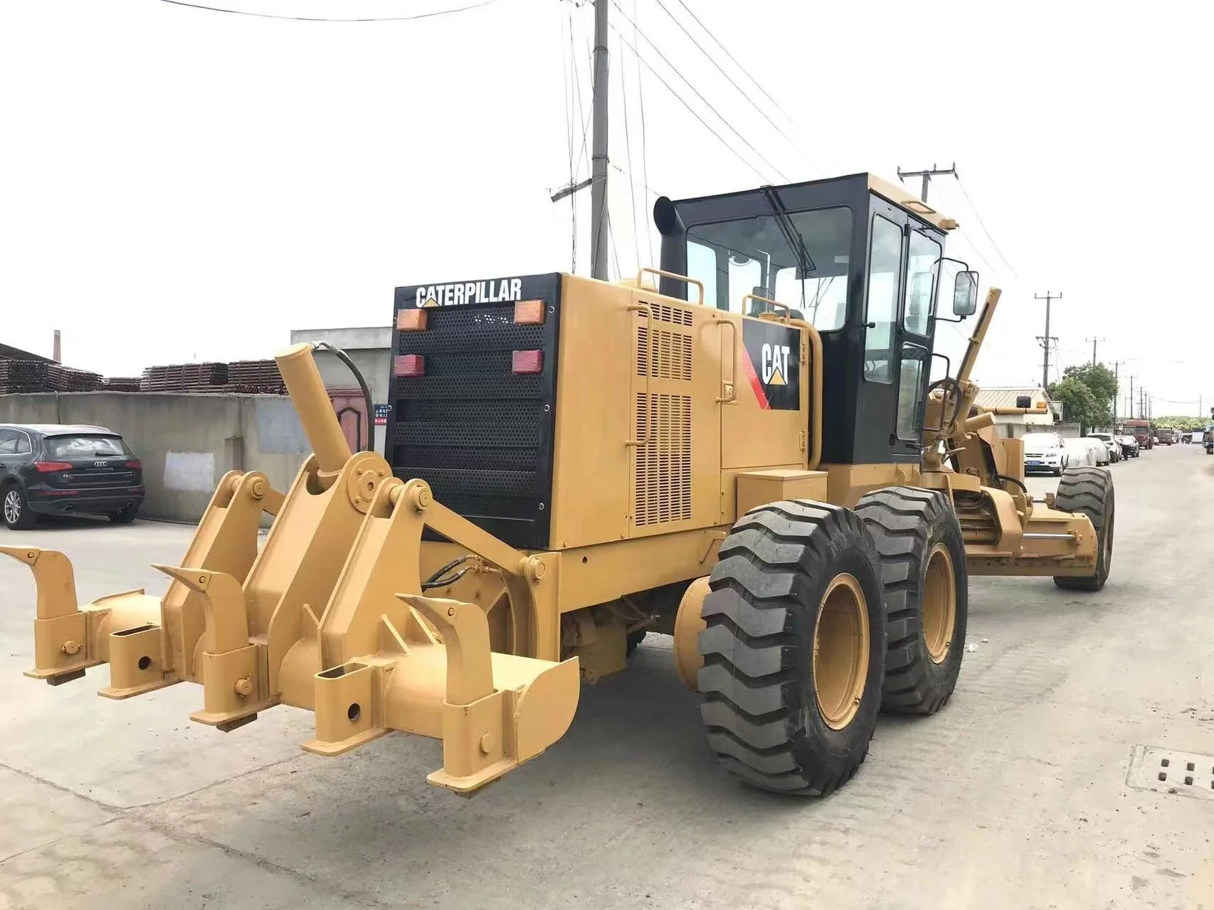 Высококачественный Подержанный грейдер Caterpillar 140h моторный Грейдер Cat 140g 140k Горячая Распродажа в