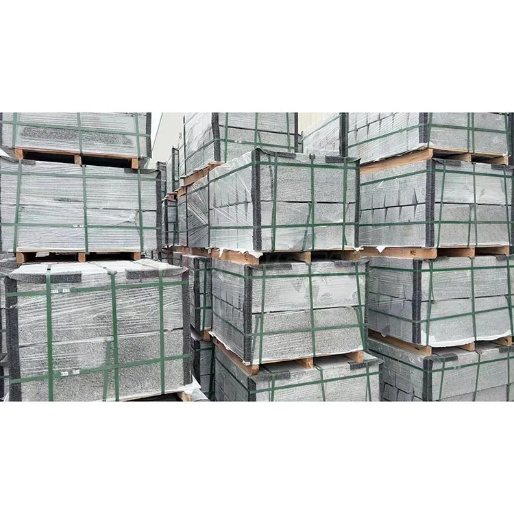 Newstar Granite Kerb Stone Palisade Light Grey Granite Pineapple Kerbstone Driveway Paving Stones Granite Curbstone