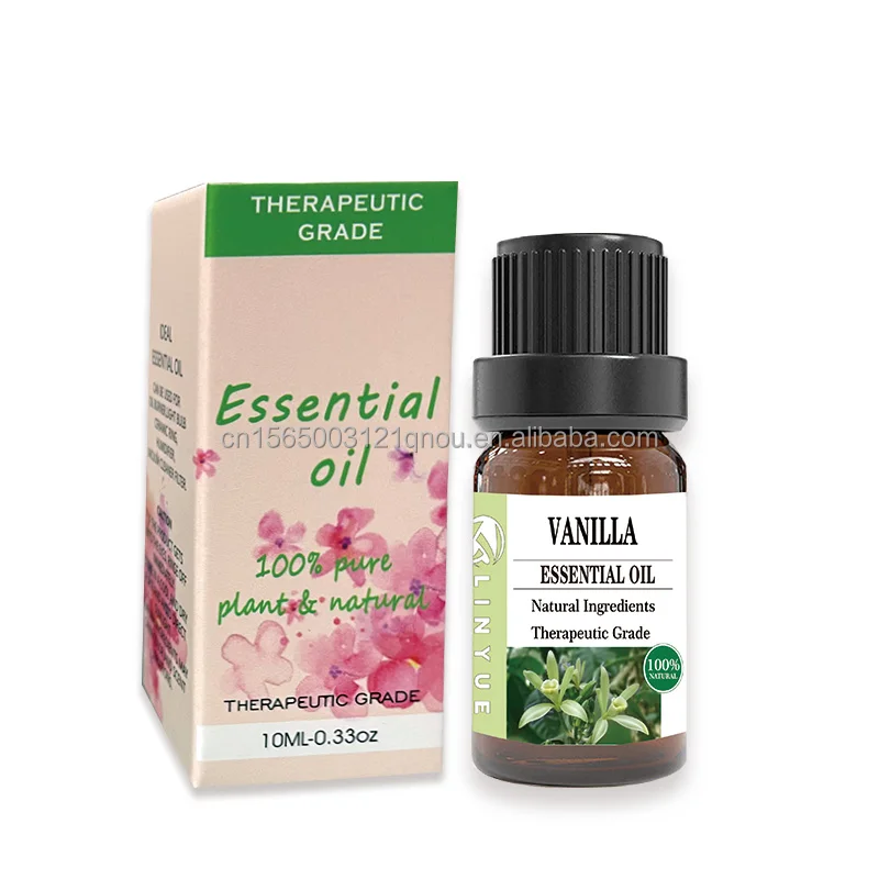 Vanilla Essential oil 100% pure natural plant oil wholesale and customized